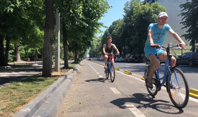Bicicletele puse la dispoziție GRATUIT, un succes printre constănțeni și turiști
