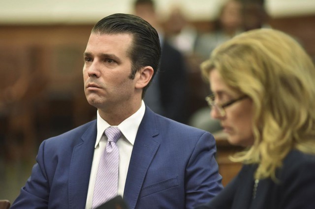 SUA: Donald Trump Jr., audiat din nou în Senat