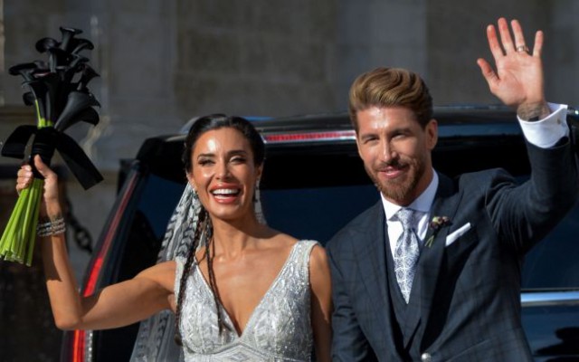 Sergio Ramos s-a căsătorit cu o prezentatoare de televiziune