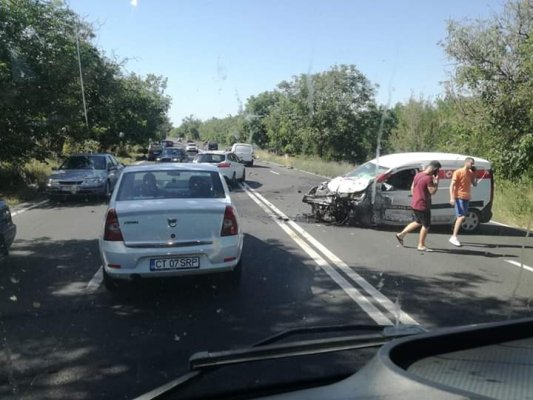 CARAMBOL cu cinci mașini, în apropierea Hergheliei Mangalia