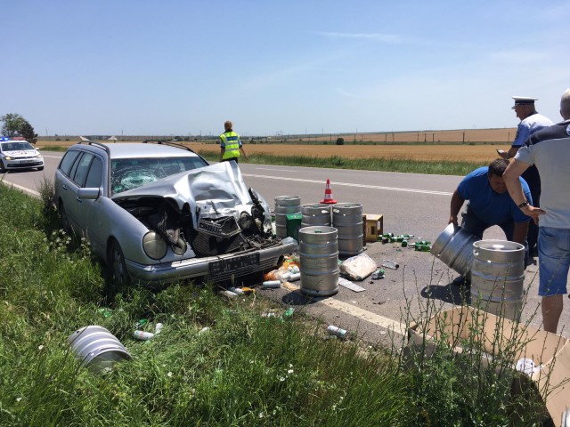 Accident rutier la ieșire din Valu lui Traian