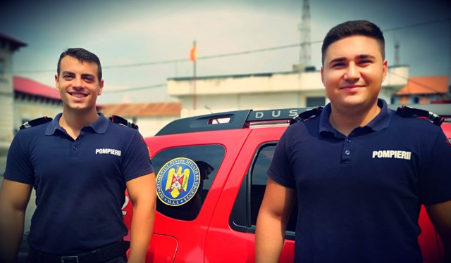 DISCIPLINĂ şi STABILITATE! Doi tineri subofiţeri din cadrul ISU Dobrogea, despre perioada şcolii: 'O experienţă frumoasă!'