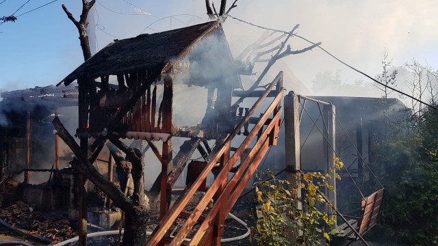 Incendiu în Palazu Mare. O casă a fost cuprinsă de flăcări!