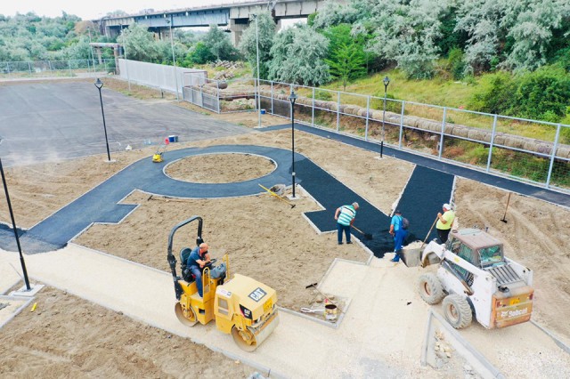 Skatepark-ul din Năvodari, tot mai aproape de finalizare!
