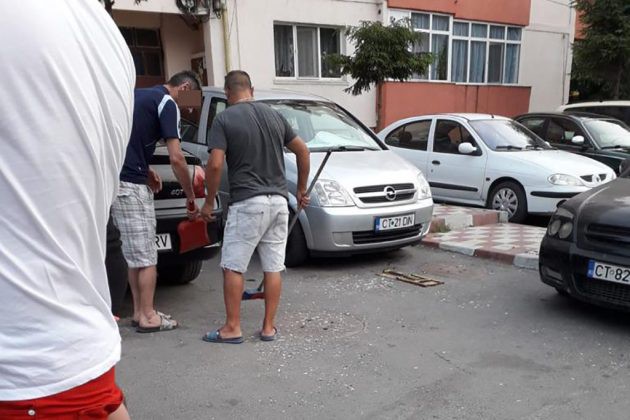 Un individ BĂUT a distrus un autoturism la Cernavodă