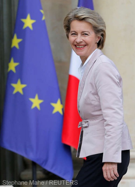 Ursula Von der Leyen, o apropiată a cancelarului german Angela Merkel, la conducerea Comisiei Europene
