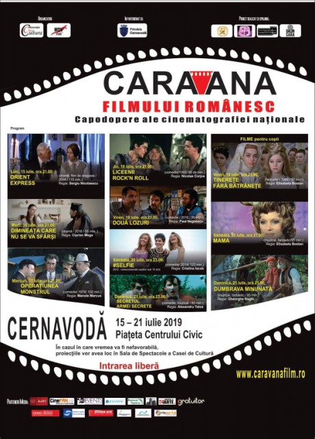 Cinematograf în aer liber la Cernavodă!