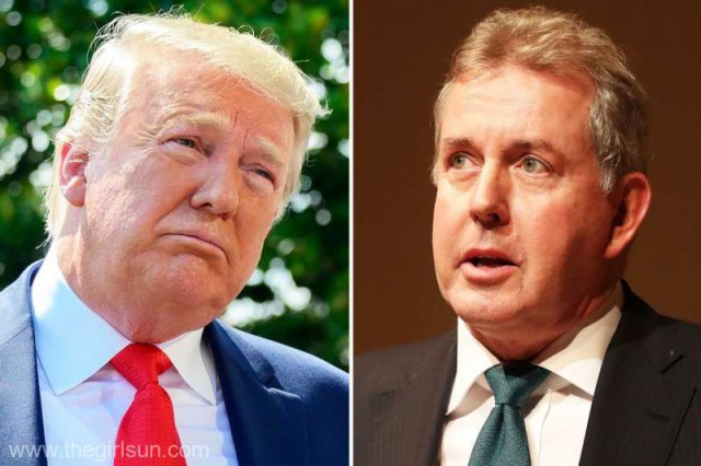 Ambasadorul britanic la Washington consideră administraţia Trump „ineptă“