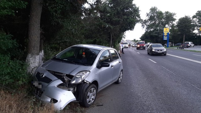 Accident rutier pe DN39, la ieșire din Mangalia! VIDEO