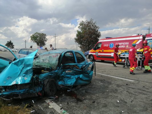 ACCIDENT TERIBIL cu CINCI VICTIME, la ieșire din Ovidiu. VIDEO