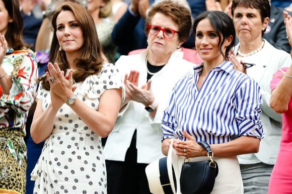 Kate a eclipsat-o pe Meghan! Ducesa de Cambridge a fost superbă într-o rochie roz şi a atras toate privirile