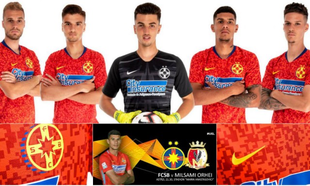 Modelul noului echipament al echipei FCSB, inspirat din arderile de carbon de la suprafaţa unei stele