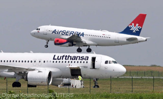 Avion al companiei Lufthansa, evacuat pe aeroportul din Belgrad din cauza unei ameninţări cu bombă