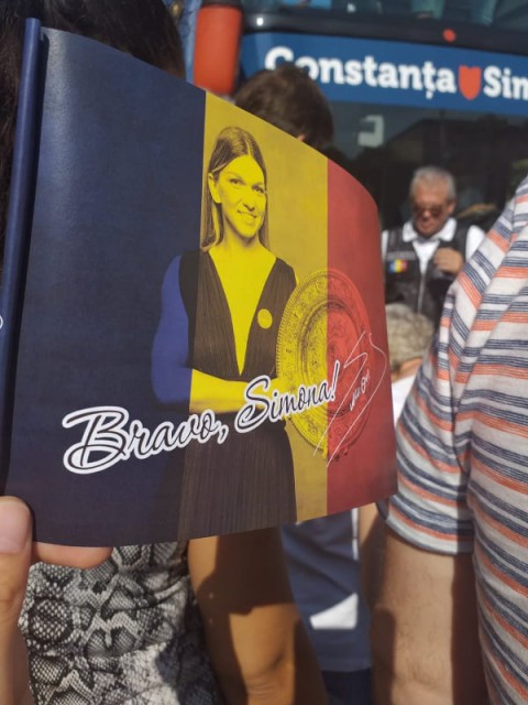 Simona Halep, primită ca o adevărată campioană la Constanţa!