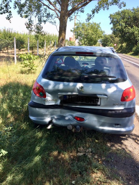 Accident rutier din pricina unui șofer aflat sub influența băuturilor alcoolice