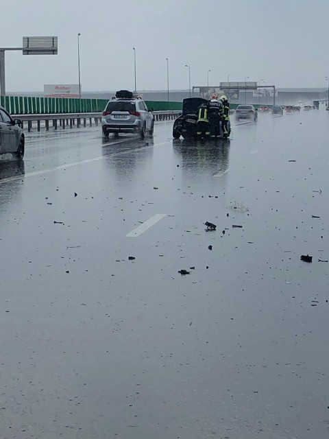 Încă un accident rutier pe A2! A intervenit elicopterul SMURD