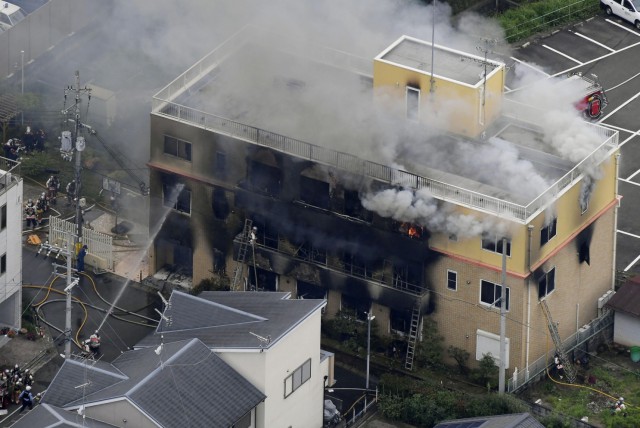 Japonia: Cel puţin 33 de morţi în urma unui incendiu la un studio de animaţie