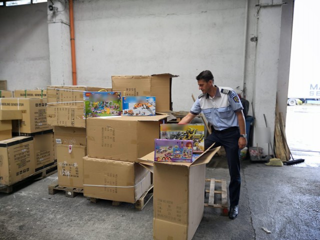 Container sosit din China, verificat în Portul Constanța