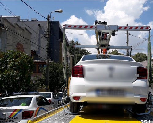 MAȘINI RIDICATE de Poliția Locală de pe străzile Constanței