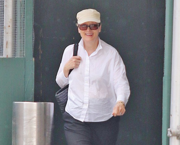 Meryl Streep, de nerecunoscut pe stradă