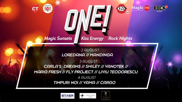 Noi concerte extraordinare la Festivalul ONE! din Piața Ovidiu