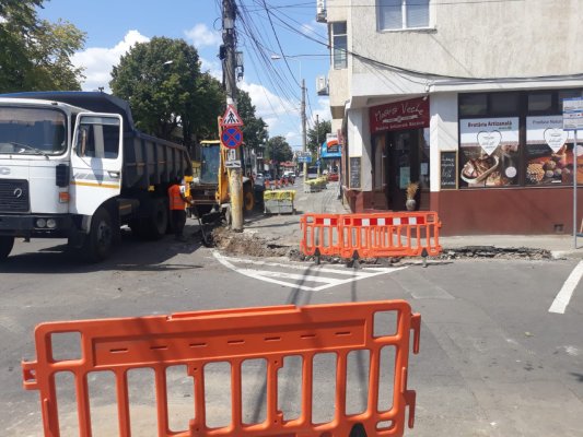 Lucrările de reabilitare a infrastructurii stradale din Constanța sunt în desfășurare