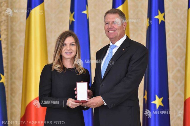 Simona Halep, la Palatul Cotroceni: Aş juca un meci cu domnul preşedinte