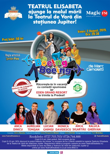 Petreceți timpul liber într-o atmosferă relaxantă! Teatrul Elisabeta din București este pe litoral pentru a-ți oferi distracția cuvenită!