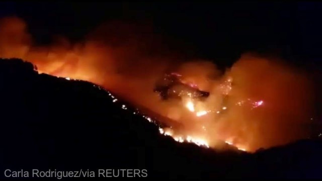 Spania: Insula Gran Canaria, afectată de un incendiu