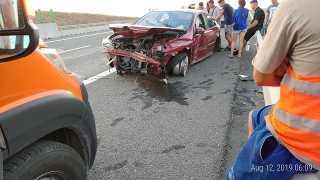 Accidente rutiere pe Autostrada Soarelui: valori de trafic foarte ridicate!