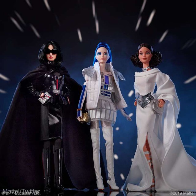 Noua colecţie de păpuşi Barbie, inspirată din costumele filmelor Star Wars