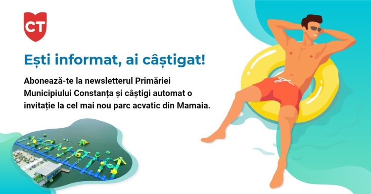 Primăria Constanța te trimite la parcul acvatic. Ce trebuie să faci!