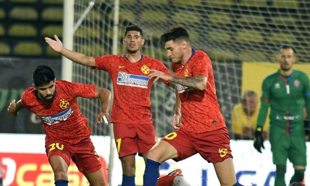 FCSB - Voluntari 1-3. Dezastru pentru echipa lui Becali