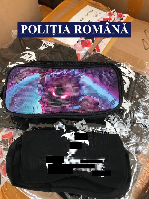 Rechizite contrafăcute, indisponibilizate de poliţişti