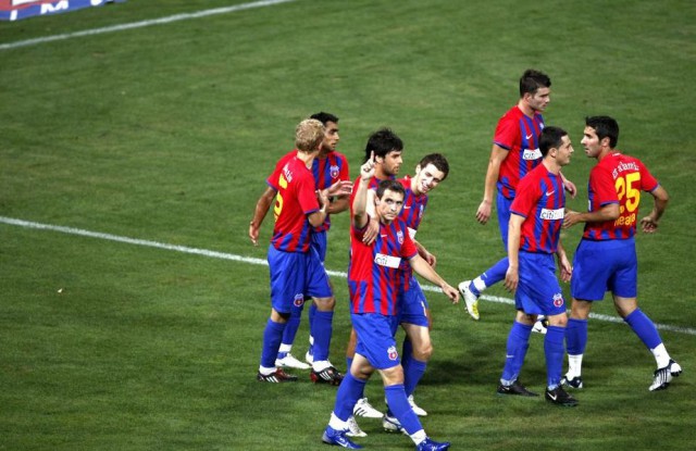 Steaua a câştigat primul meci din barajul de promovare în Liga a treia cu scorul de 8-1