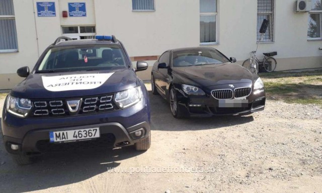 BMW în valoare de 40.000 de euro, căutat de autorităţile din Marea Britanie, descoperit în România