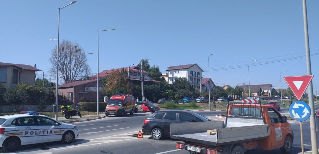 ACCIDENT RUTIER în Mamaia Nord