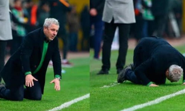 Şumudică, îngenuncheat de VAR! Cum s-a comportat antrenorul român după o fază controversată