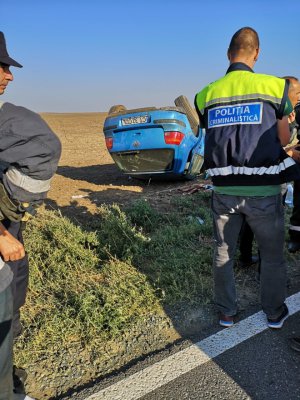 Accident rutier la Gura Dobrogei. Mamă și copil, răniţi