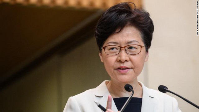 China: Şefa executivului din Hong Kong retrage oficial proiectul de lege care a provocat proteste