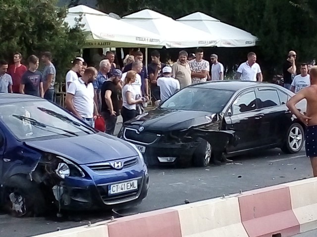 Accident rutier în zona Scoica Land