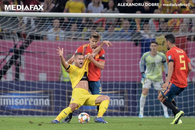 ROMÂNIA - SPANIA 1-2. „Tricolorii” ratează DRAMATIC un punct în fața Spaniei! Cum arată ACUM clasamentul grupei
