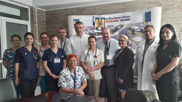 DELEGAȚIE DIN SUA, în vizită la SCJU “SF. APOSTOL ANDREI” CONSTANȚA