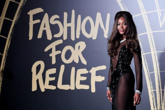 Top modelul Naomi Campbell a revenit la Londra pentru o gală caritabilă