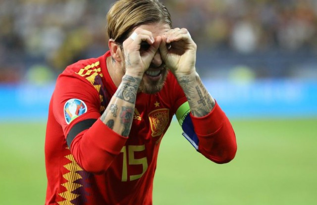 Sergio Ramos a explicat semnificaţia gestului care i-a atras antipatia publicului de pe Arena Naţională