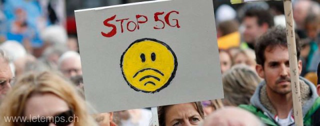 Câteva mii de persoane au manifestat la Berna contra introducerii tehnologiei 5G