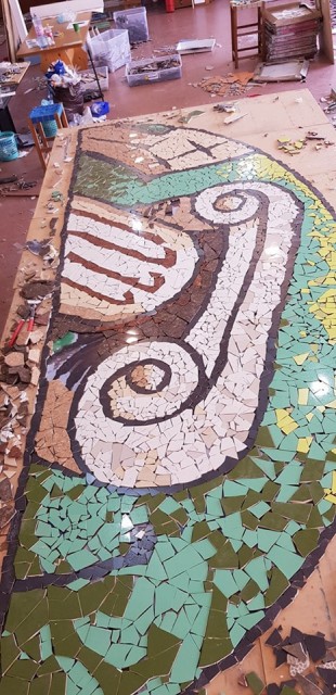 „Oraşul meu din mozaic“: Lucrările de artă de la trecerile de pietoni vor fi tratate cu o soluţie antiderapantă