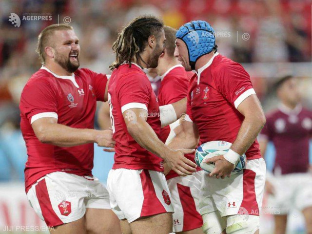 Rugby - CM 2019: Victorie clară a Ţării Galilor în faţa Georgiei, cu 43-14
