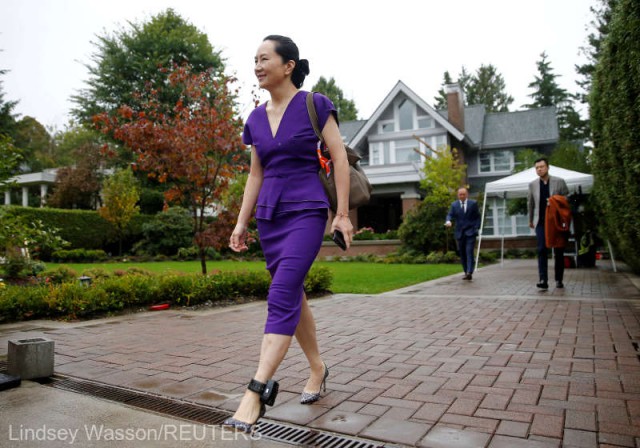Canada: Poliţia canadiană a pus ilegal la dispoziţia SUA datele de pe mobilul directoarei de la Huawei, acuză avocaţii ei