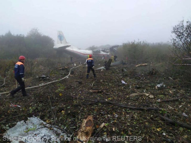Ucraina: Cel puţin trei morţi în urma aterizării de urgenţă a unui avion cargo